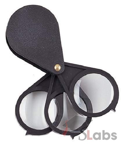 Hand Triple Lens Pocket Magnifier