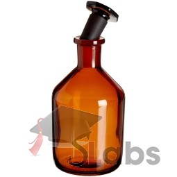 Reagent Bottle With Glass Stopper