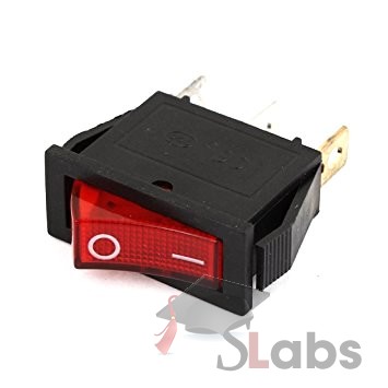 Red LED ON/OFF Rocker Switch